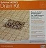 Schluter KERDI Drainつや消しニッケルPVCバージョンkd2 / PVC / atgb1