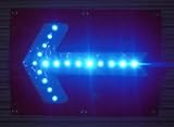 LED矢印板　LEDシェブロン　青 1B