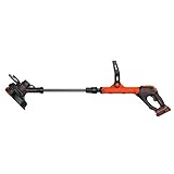 BLACK+DECKER LSTE525 20V Max Lithium Easy Feed String Trimmer/Edger with 2 Lithium-Ion Batteries [並行