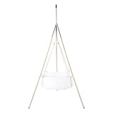 Leander リエンダー Cradle incl. mattress & hook ゆりかご マットレス フック White ホワイト 100041 赤ちゃん 寝具 リエンダー [並行輸入品]