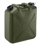 瑞穂化成 扁平缶 ノズル無 20L モスグリーン 0207MG 両口 カラーポリタンク