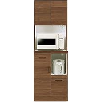 Amazon｜食器棚 完成品 レンジ台 幅60cm 日本製 きざし 60