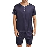 [vigerkar] 父の日ギフト バレンタインデーのお返し パジャマ メンズ 半袖 上下セット 部屋着 プレゼント パジャマ メンズ 大き