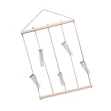 Baoblaze 北欧風　麻紐　ぶら下げる　ガラス花瓶　テラリウム　容器　壁掛け　壁の装飾　ホーム　カフェ　アート　インテリア