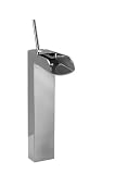 Aquabrass 32020-bn Loveme Tall Single穴シングルレバー洗面所蛇口in Brushed