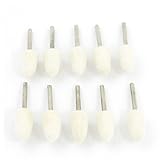 uxcell ダイヤモンドリューター　ルーター用ビット　フェルトコテ先　バフ研磨用　3mmシャンク　10本セット