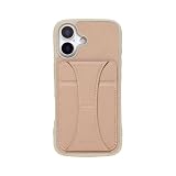 NATURAL design iPhone 17 用 ケース 背面型 スタンド付き NICOLA (Brown)