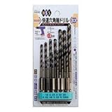 SEK(スエカゲ) Winning Bore 快速六角軸ドリルHSS(N and Oダブルコーティング)13本組径1.5～径6.5mm PS550