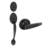 Design House 702050 Coventry Entry 2-Way Delavan Inside Trim Latch Handle set, Oil Rubbed Bronze Fin