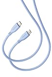 エレコム Type-C ケーブル USB-C & USB-C 2m 60W USB PD対応 柔らかい やわらか シリコン 【iPhone15 対応検証済】 ゼニスブルー MPA-CCSS20BU