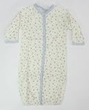 (アンダーザナイル) Under The Nile オーガニックコットン ツーウェイオール ブルードット ワンサイズ (新生児 - 6ヶ月頃)