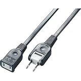 （まとめ）耐トラ付延長コード 1個口 5m 黒 ヤザワ Y02105BK【×3セット】