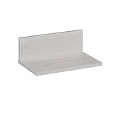 ウォールラック ウォールシェルフ 壁掛けラック L字型棚 幅40cm Wall Rack L-400 アーネオリジナル ホワイトウッド