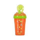 幼児のストローカップ、オレンジ (Vital Baby) (x 4) - Vital Baby Toddler Straw Cup, Orange (Pack of 4) [並行輸入品]