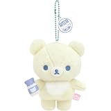 サンエックス リラックマ ｢ねこねこの湯｣ ぶらさげぬいぐるみ チャイロイコグマ MO21001