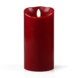 Flameless LED Candle, Flameless Real Wax Moving Wick LED Candle for Home, Party, Halloween, Wedding 