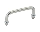 H-17-SUS-7 ｽﾃﾝﾚｽ丸棒取手(ｽﾀｯﾄﾞ付) P=68 1個 ジョープリンス竹下