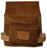 8-Pocket Split Leather Nail & Tool Bag by Heritage Leather