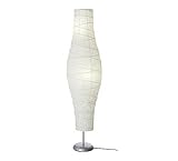 IKEA 802.135.97 Dudero floor lamp with LED bulb, Silver, White [並行輸入品]