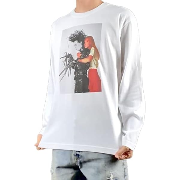 Amazon | Tシャツ グラフィック ビッグ バック 胸ワンポイント