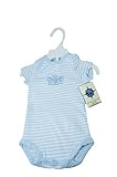 Irishベビーボディスーツブルー&ホワイトエンジェル100 %コットン カラー: ブルー