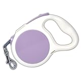 DOGPET 犬用リード 伸縮リード ロングリード リーシュ 小型犬 中型犬 牽引 散歩 伸びるリード 3ｍ 軽量 ペットリード 犬リード 紫 パープル