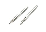 ボールエンドミル 2枚刃 ハイス鋼 HSS R1mm R2mm 便利な２本セット（切削可能材料　炭素鋼、工具鋼、合金鋼、鋳鉄、アルミ合金、銅合金）