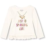 THE CHILDREN'S PLACE(ザ・チルドレンズプレイス) インベリッシュレースヘムトップ トップス長袖Tシャツ 4歳【並行輸入】