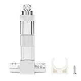 水族館チェックバルブ CO2バブルカウンター CO2 ディフューザー CO2 拡散器 レギュレーターディフューザー 気泡 拡散 水槽用 アクアリウム 二酸化炭素ディフューザー ディフューザー 水草 光合成 (#1)