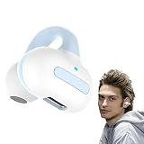 Earclip ワイヤレス ブルートゥース - 防水ワイヤレス イヤー クリップ ヘッドフォン | ワイヤレス Blue Tooth イヤホン、スポーツ イヤホン、5.3 クリップオン イヤホン、ワークアウト用ケース付き 15 時間再生 Ibaste