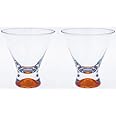 DANSK ダンスク スペクトラ ペア カクテルグラス 200ml オレンジ 食洗器不可 6309751/2