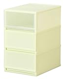 プラスト ミルキー 収納ボックス 3段 MX GR グリーン MX3403 写真パネル付