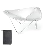 ミニ アウトドア 焚き火台 ステンレス製 焚火台 取り外し可能 組み立て簡単 軽量 ステンレス製 高耐久性 収納バッグ付き