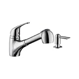 Cahaba ca6110ss低プロファイルシングルハンドルプルダウンキッチン蛇口withソープディスペンサー