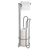 InterDesign Classico Free Standing Toilet Paper Holder for Bathroom Storage - Bronze by InterDesign