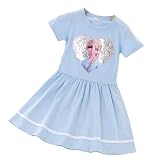 [WIEWILY] 雪女王 ドレス 女の子 エルサ 服 ワンピース アナ雪ドレス スパンコール ドレス 綿 子供 プリンセスドレス 可愛い 110/120/130/140/150