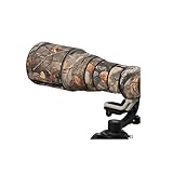 Rolanpro レンズカバー, Sigma APO 150-500mm F/5-6.3 DG OS HSMに適合する望遠レンズ用カモフラージュコート, 三層構造保護 [非防水, 色番号：枯れ木の迷彩]