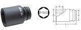 TOP トップ工業 PT-841L インパクト用ディープソケット 差込角 25.4mm