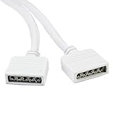 ESUMIC Extension Cable Wire With 5Pin Plug for LED 5050 RGBW Strip Ribbon (1M) by ESUMIC
