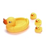 Bath Toys、& # x273d ; Anglin & # x273d ; Mummy &ベビーゴムSqueaky Ducks Bath Toys