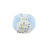 DMC NATURA ナチュラ 毛糸 中細～合太 #5 パステルブルー 50g 約155m DMC302J