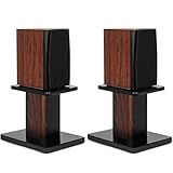 BQKOZFIN スピーカースタンド 高さ20cm スピーカー 台 木製 2台1組 天板19×23.5cm 耐荷重50kg