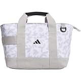 [アディダス] パームツリー ラウンドトートバッグ ホワイト／グレーツー