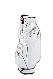 キャロウェイ(Callaway) キャディバッグ CRT PU SPORT WMS WHT/NVY/RED 23 (カートタイプ 8.5型 46インチ対応 3.0kg 5分割) ホワイト/ネイビー/レッド レディス