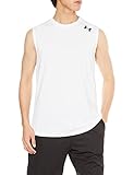 [アンダーアーマー] バスケットボールT-シャツ UAロングショット スリーブレス Tシャツ メンズ White / / L