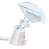 imation イメーション IMCD100-Ｗ For Logicoolゲーミングマウス専用ワイヤレス充電器（白）ロジクールマウス充電器 For G403 PRODIGY/G502/G502 X PLUS/G502 X LIGHTSPEED/G703/G903/G703 HERO/G903 HERO/G PRO X SUPERLIGHT/G PRO WIRELESS専用 マウス充電器