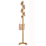 コートラック コートラックフロア木製ハンガーフリースタンドコートラックシンプルなベッドルーム服ラック ( 色 : B )