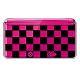 sslink ニンテンドー 3DS 対応 クリア ハード カバー ブロックチェック（ブラック） 市松