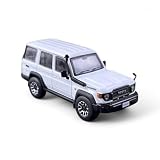 MODEL 1 モデルワン 1/64 トヨタ ランドクルーザー LC70 ミニカー ホワイト RHD
