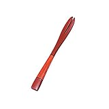 若兆 木製 Wooden 塗り分け二又フォーク 塗り分け 朱 インバウンド 日本土産 NW-11